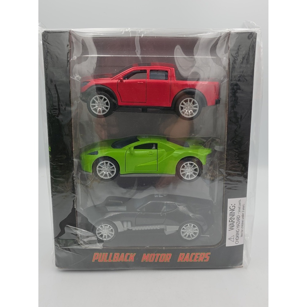 Mac Tools Pullback Motor Racers 3 Pack Diecast Toy Cars W0131 Set of Three